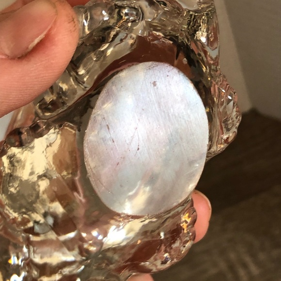 Vtg Clear Glass Dinosaur Paperweight - Picture 13 of 14